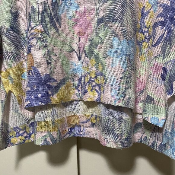 Nally & Millie USA, 3/4 length sleeve, multi, mellow colors tunic, size S - Picture 6 of 9